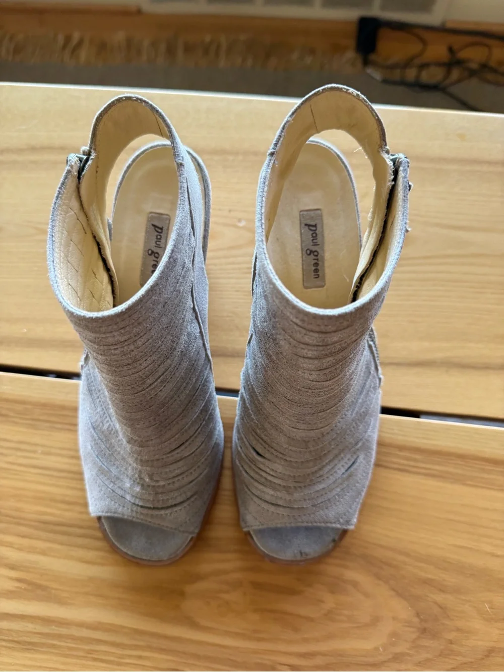 Paul Green Women's Metallic Silver High Heels